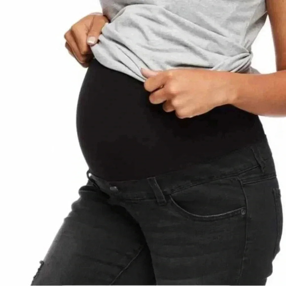 Paisley Sky Maternity Over The Belly Skinny Jeans Size Large - Picture 5 of 13